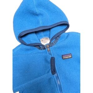 Patagonia Synchila Cardigan Fleece Hoodie Passage Blue Child Six Months